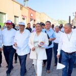 Con paso firme en el corazón de Tlaxcala, Ana Lilia camina junto a la clase trabajadora