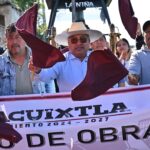 Inaugura presidente Alberto Hernández Olivares una obra e inicia dos más en comunidades