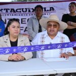 Entrega gobierno de Ixtacuixtla obra de pavimentación en Espíritu Santo 