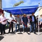 Apertura presidente Olivares obra de pavimentación en Xocoyucan