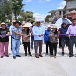 Inaugura presidente de Ixtacuixtla pavimentación hidráulica en Xocoyucan